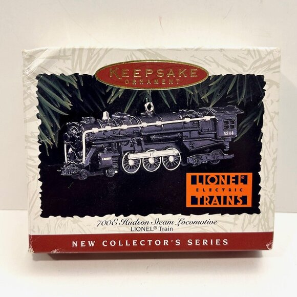 Hallmark Keepsake 1996 700E Hudson Steam Locomotive Lionel Train Ornament NIB - Picture 1 of 6